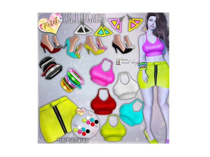 [Fetch] T.G.I.F Skirt w/ Hud RARE (Rez me to unpack)