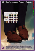 ~LP~ Men's Oxonian Shoes [Boxed] Fantasy