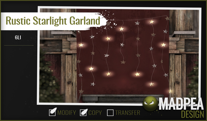 MadPea Rustic Starlight Garland [add me!]