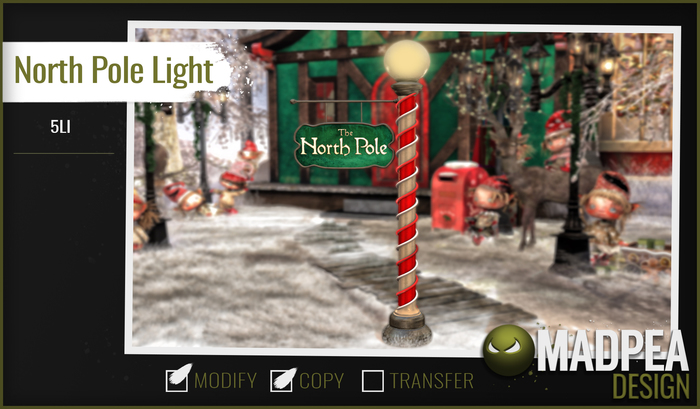 MadPea North Pole Light