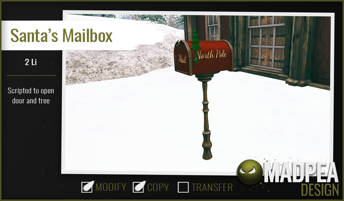 MadPea Santa's Mailbox [add me!]