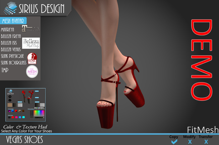 Sirius Design Vegas Shoes Boxed ==DEMO