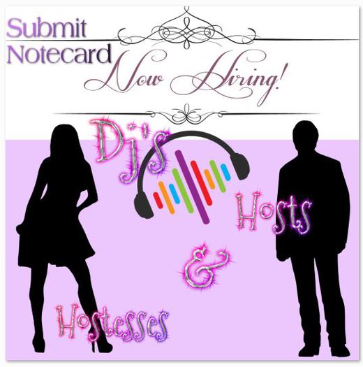 Hiring Hosts and Hostesses Purple