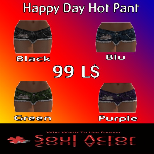 Happy Day Hot Pant