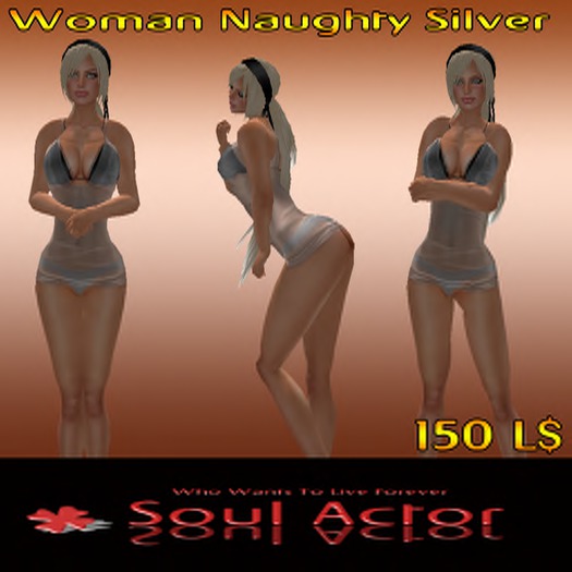Woman Naughty Silver