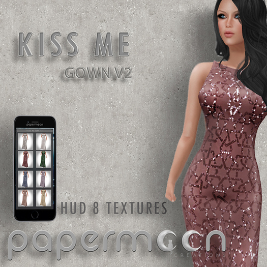 PaperMoon- PaperMoon- KISS ME Gown V2