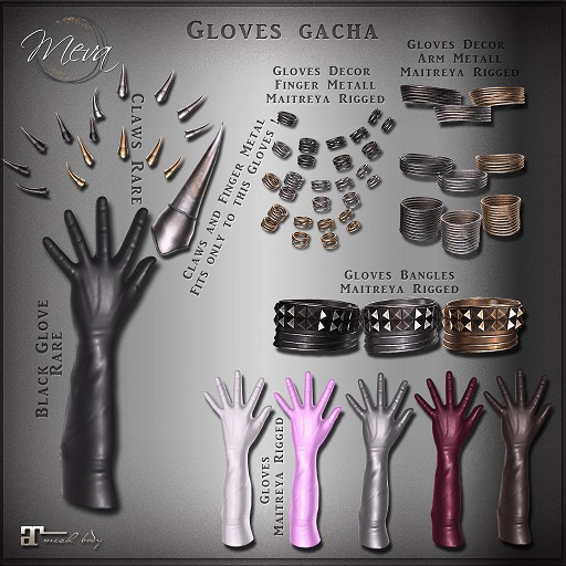 Meva Gloves Bangles Silver Box