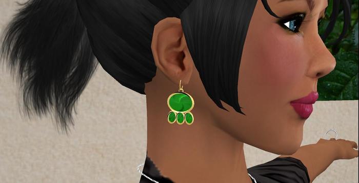 Gold Paw Jewelry set with Color Change