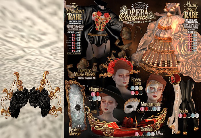 :Moon Amore: Opera Romance / Roses Tiara - Noir