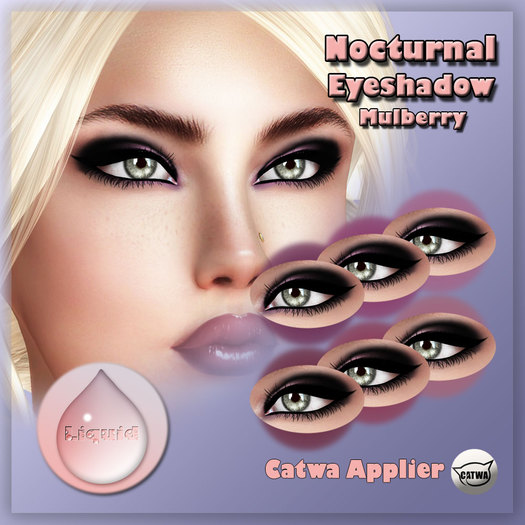Liquid ~ Nocturnal Eyeshadow Catwa ~ Mulberry