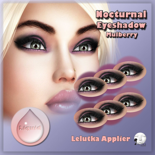 Liquid ~ Nocturnal Eyeshadow Lelutka ~ Mulberry