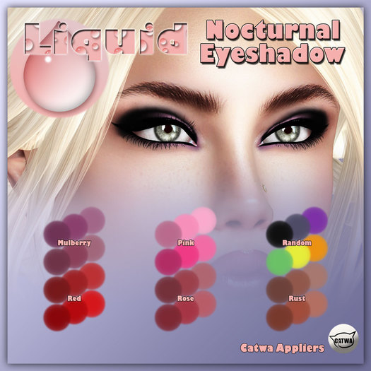 Liquid ~ Nocturnal Eyeshadow Catwa ~ Fatpack