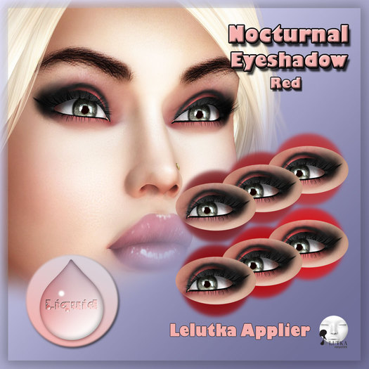 Liquid ~ Nocturnal Eyeshadow Lelutka ~ Red