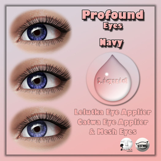 Liquid ~ Profound Eyes ~ Navy (Add Me to Unpack)