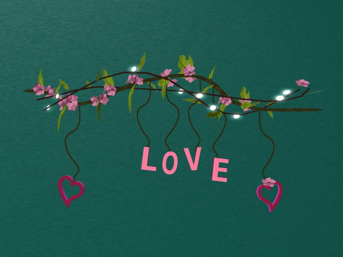 Love Branch w/ Lights