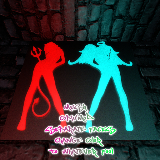 STF - Mesh Good vs Evil Neon Light