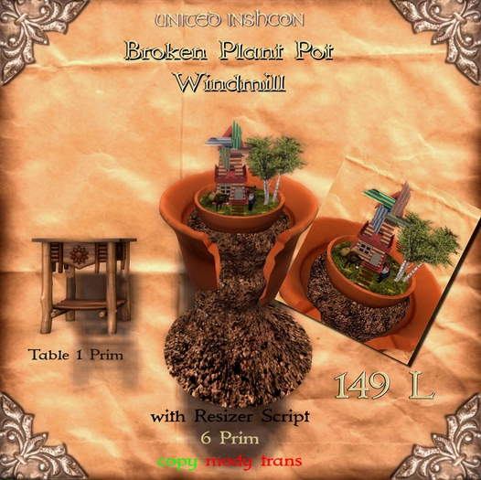 *UI* Broken Plant Pot Windmill v
