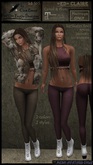 =ED= CLAIRE - (Plum & Camel) - UNPACK