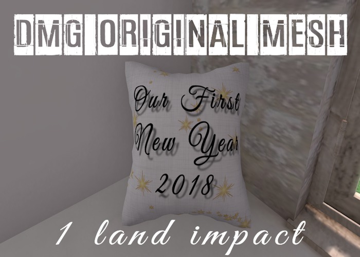 DMG OUR FIRST NEW YEAR PILLOW
