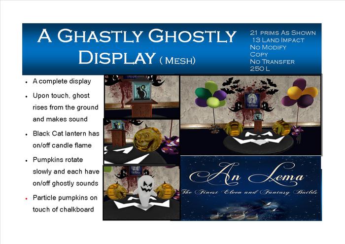 A Ghastly Ghostly Display