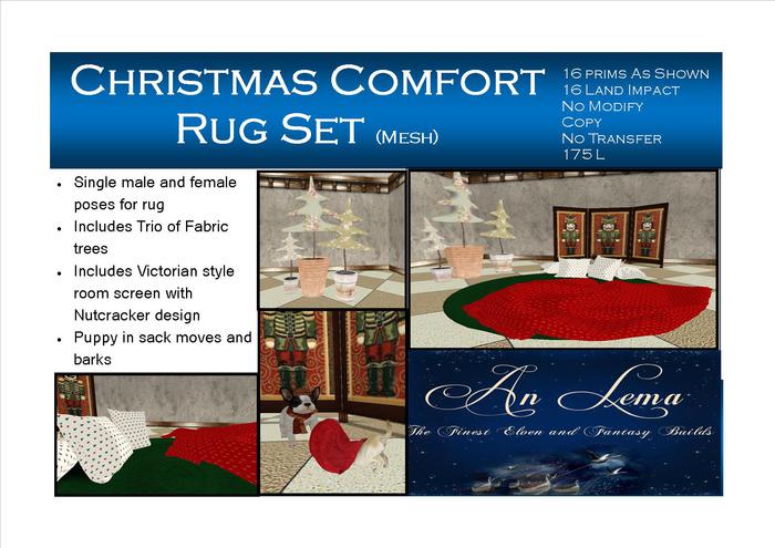 Christmas Comfort Rug set