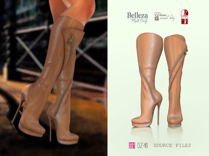 PROMO [DZ] Millionheels 46 Source Files High Heel Boot