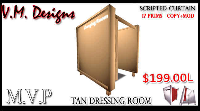 Retail & Vendor  Tan Dressing / Changing Room 