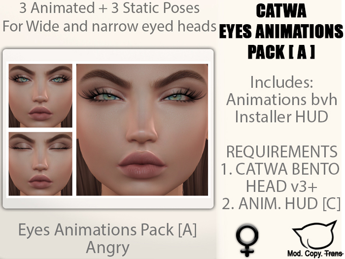 CATWA ANIM Female Eyes [A]