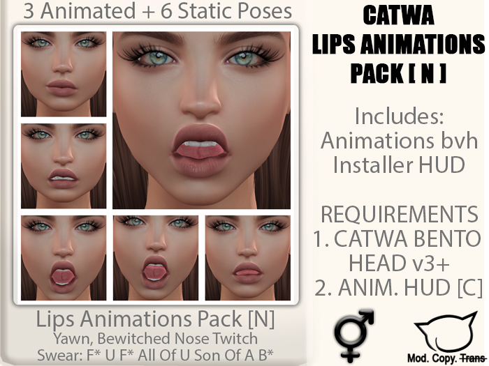 CATWA ANIM Lips [N]