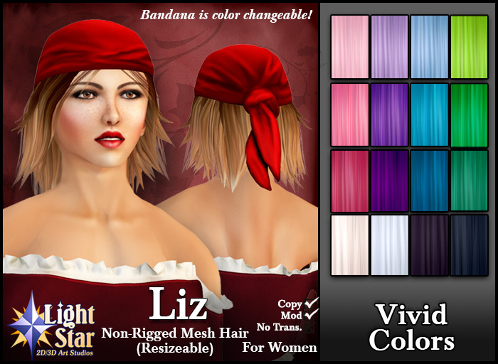 *LightStar-Hair-Liz-Vivid Colors