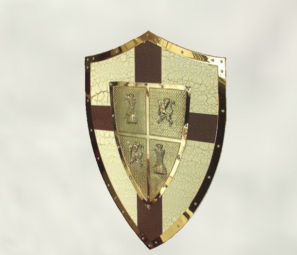 Wall Decoration Shield - Gold