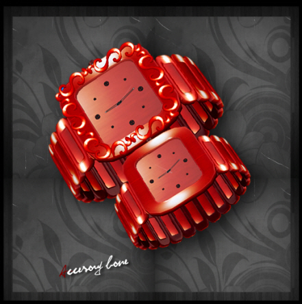 accessory bone A:B watch 001 gem R101