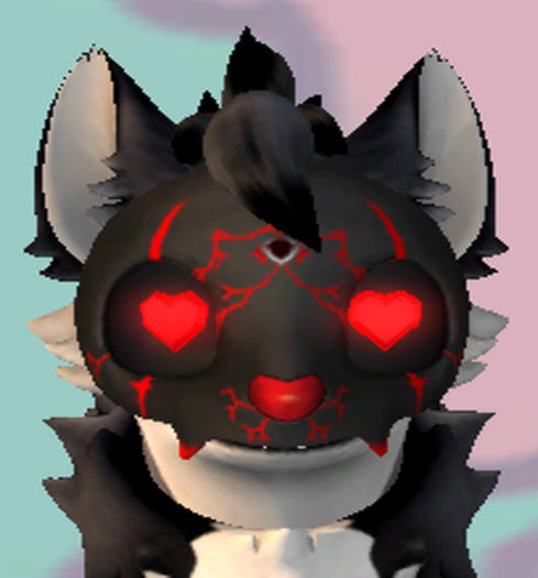 Hallowpup head shoot skull black Texture Mod