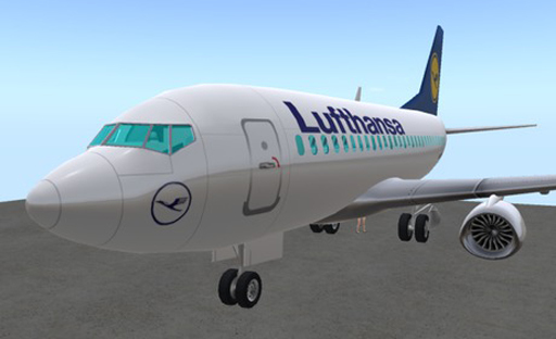 737 Lufthansa Airplane