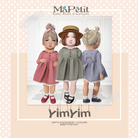 [M] Bebe Yim Yim Dress (Fitted) - Alabaster