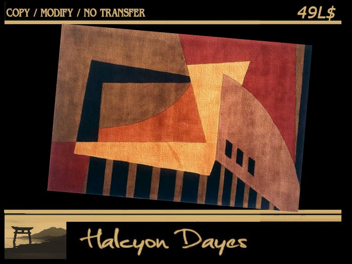 [HD] Area Rug - Contemporary Sunset CM