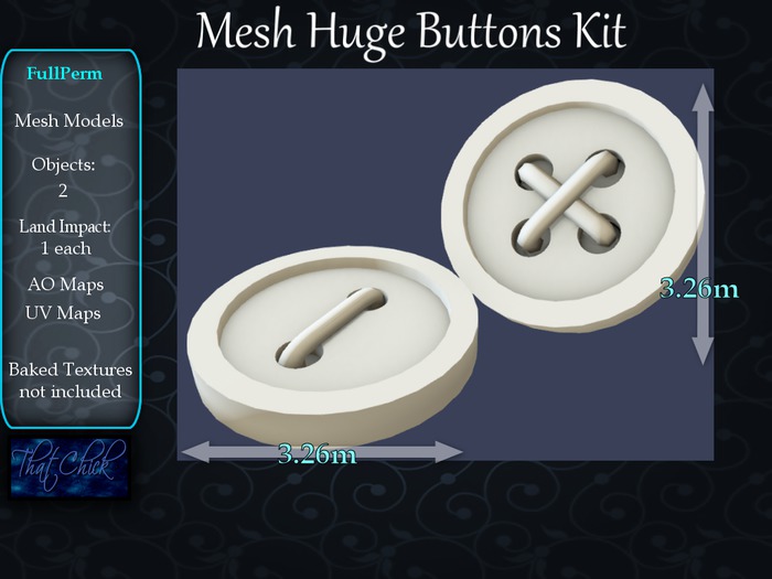 ~tc~ Mesh Huge Buttons FullPerm Kit