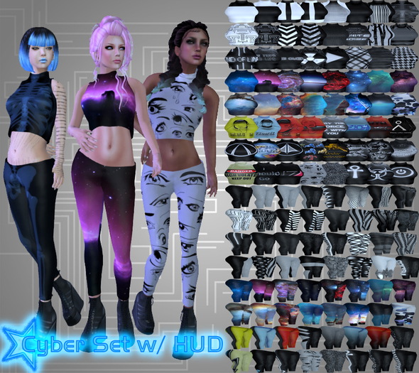 *SQ* Cyber Set w/HUD (Gals)