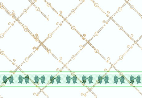 Second Life Marketplace - WO ribbons green lighter wallpaper