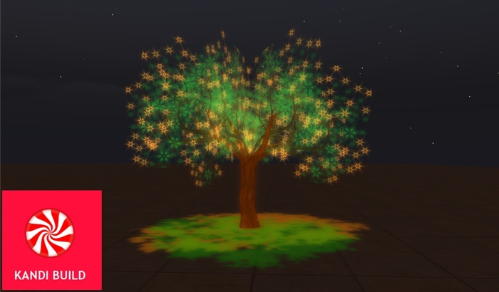 KANDI BUILD Fantasy GLO tree Orange Green BOX B