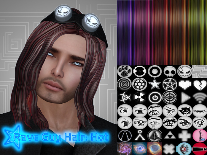 *SQ* Rave Guy Hair: Hot