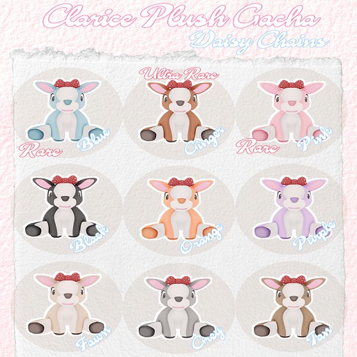 { Daisy Chains } Clarice AND Rudolph - Lilac (Common)