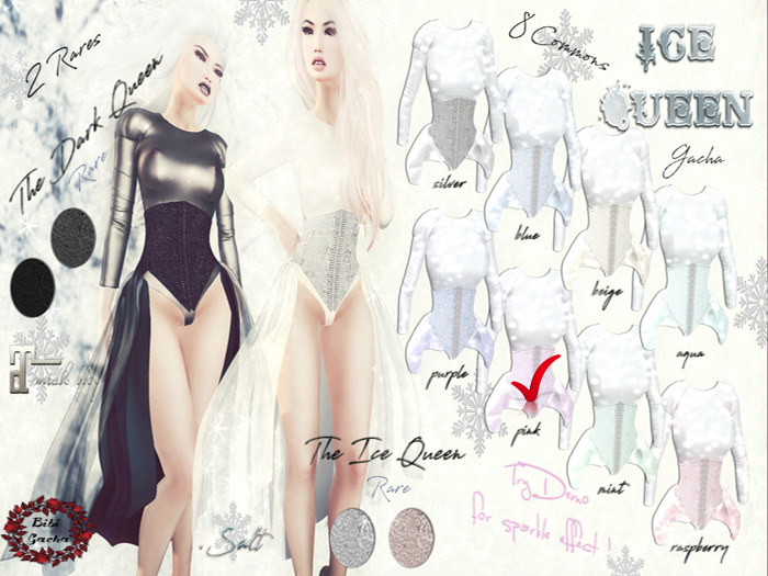 Bibi Gacha * BOX .SALT - ICE PRINCESS - PINK  (T)