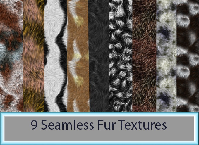 9 Full Perm Fur Textures Vol 2