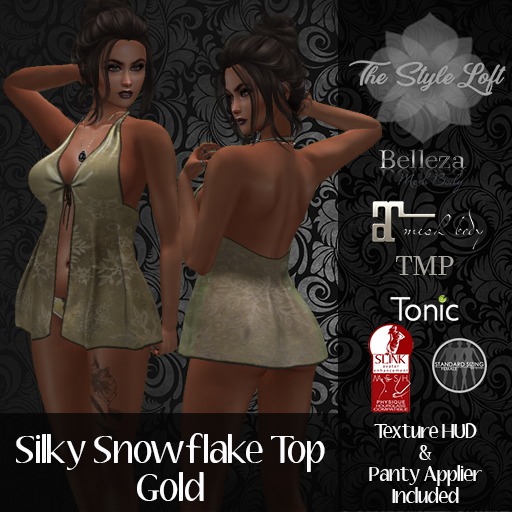 TSL - Silky Snowflake Top [Gold] w/HUD