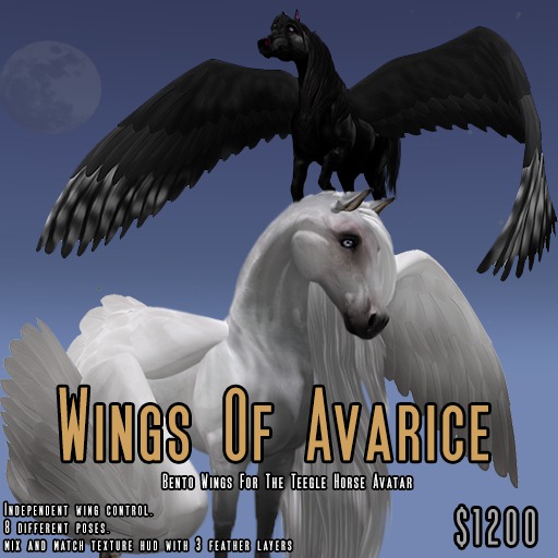 Wings Of Avarice 1.0 Core For Teegle Horse