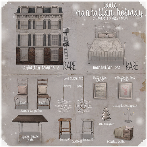 tarte. blanket crate