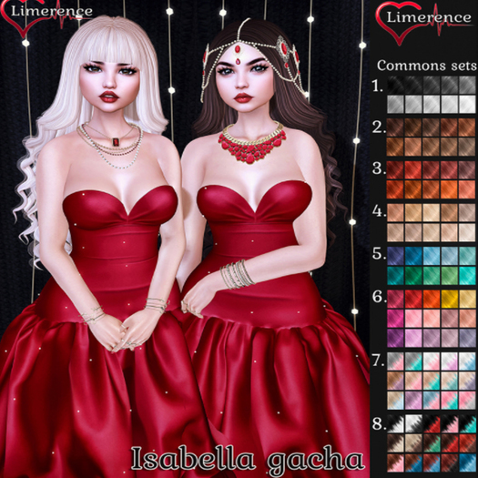 #3 {Limerence} Isabella hair(Common)-Reds