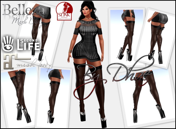 Boots Scarllet Rive - Maitreya - Belleza - Slink 100% Mesh