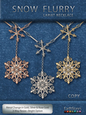 EarthStones Snow Flurry Necklace